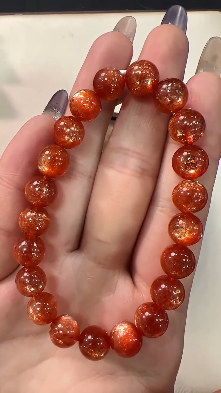 【闪购商品】日光石手链未镶嵌XY151 约9mm