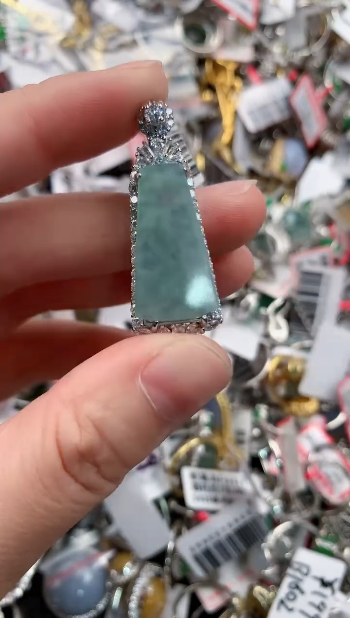 银S925镶嵌戒指翡翠333----4