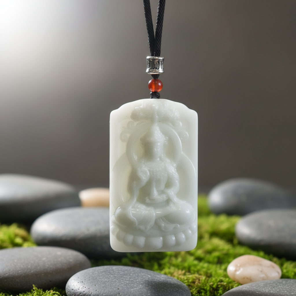 蓝田玉山流水 坐莲观音