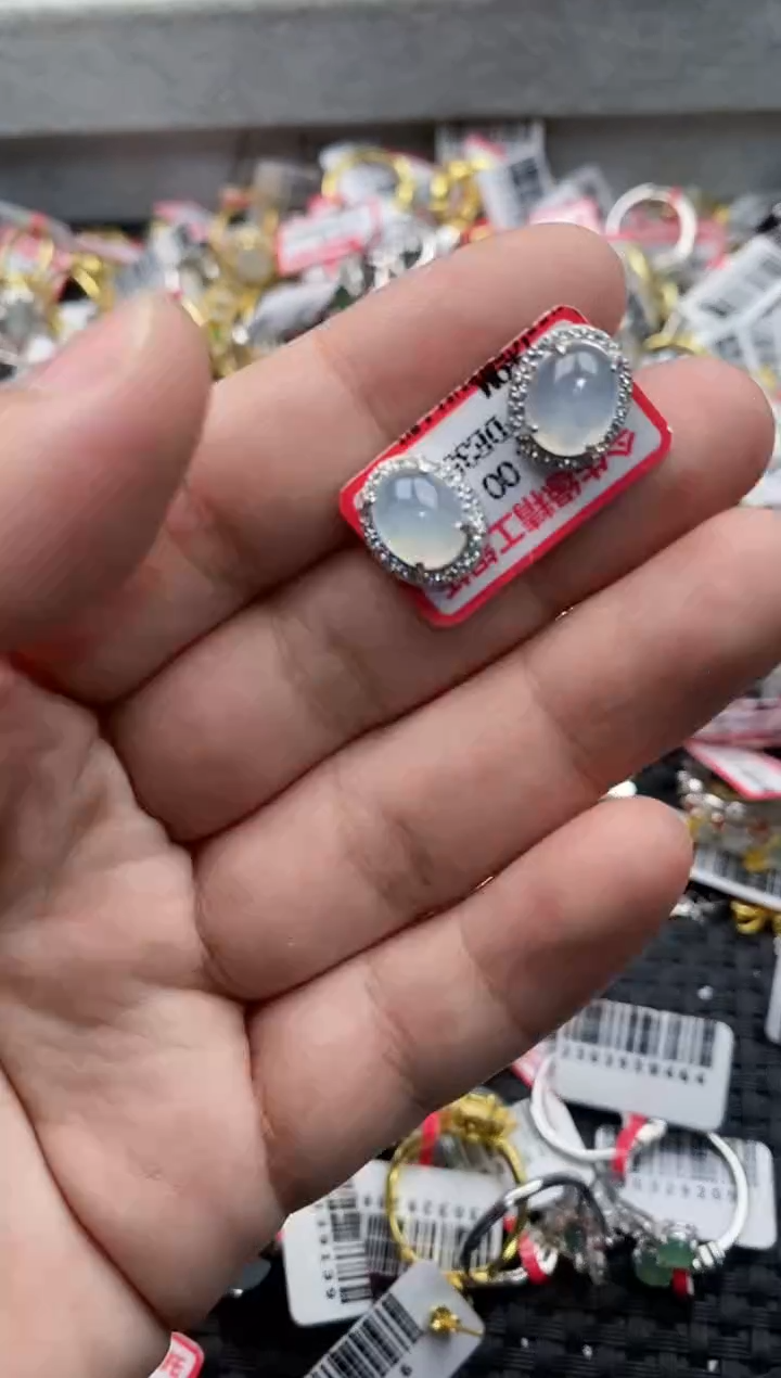 【闪购商品】翡翠戒指银S925镶嵌4444444--6