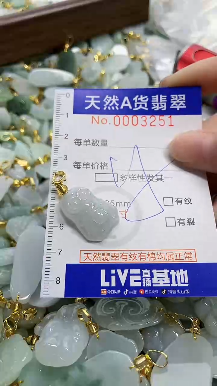 颈饰未镶嵌翡翠天然A货翡翠