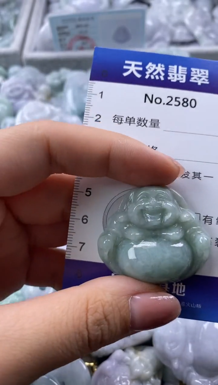 翡翠未镶嵌颈饰缅甸A货翡翠2580