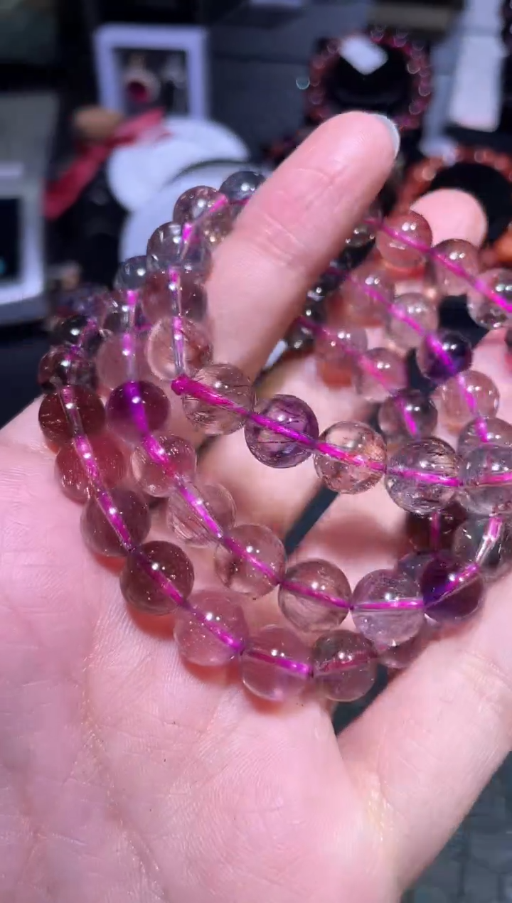 【闪购商品】水晶手链未镶嵌超七单圈A9（多样性发其一）