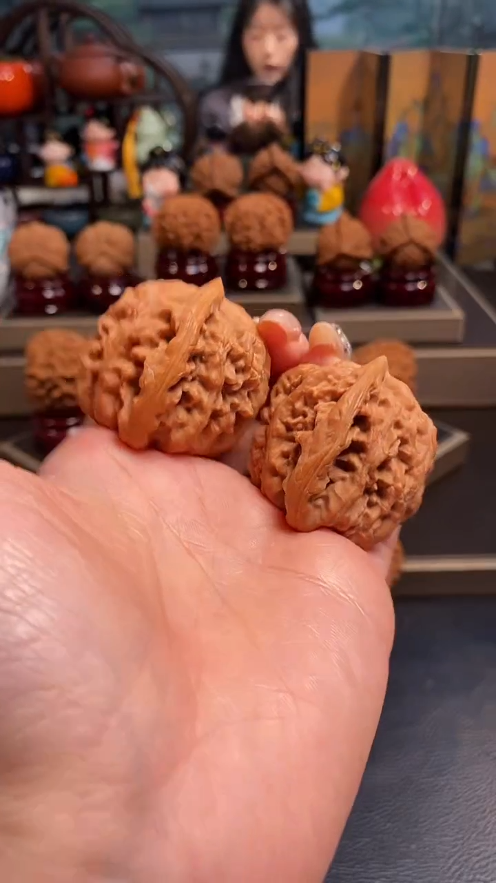 【闪购商品】文玩核桃把件A630霞云岭41