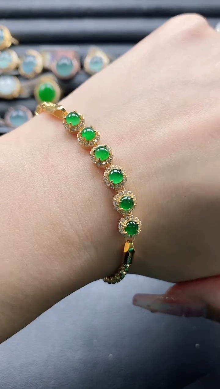 【闪购商品】翡翠戒指银S925镶嵌1111-