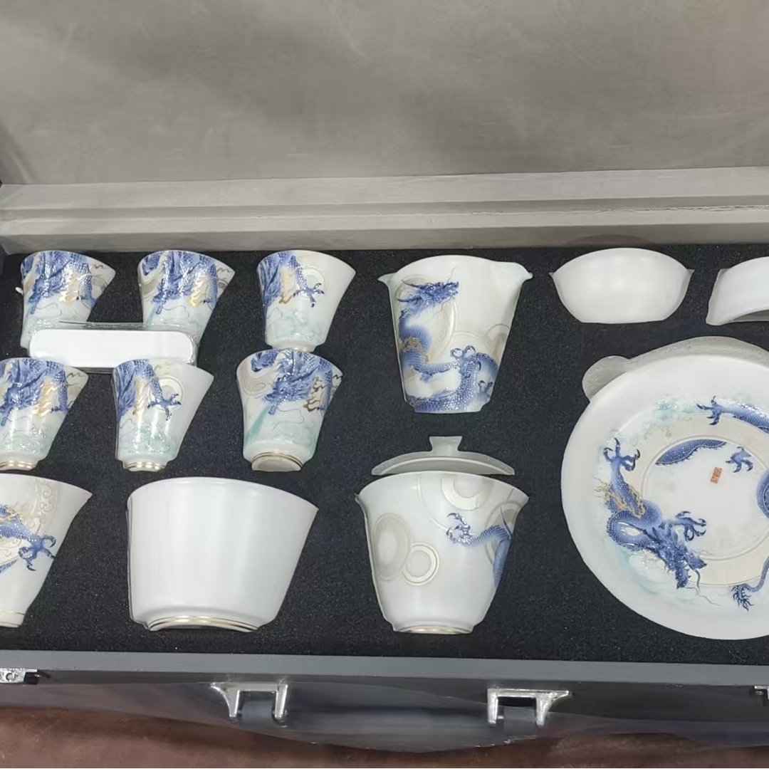 【闪购商品】龙行天下高端茶具套装（带礼盒）