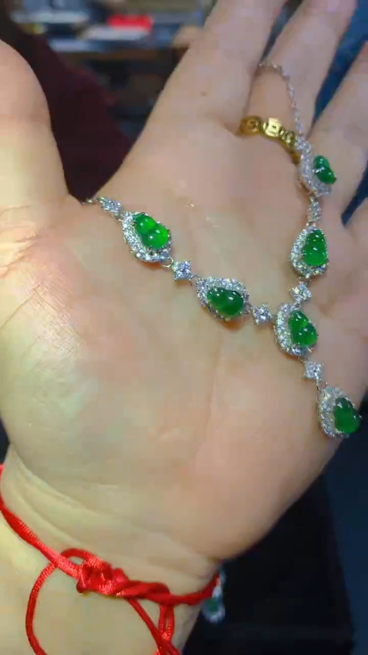 【闪购商品】翡翠项链未镶嵌0380247986多样性发一