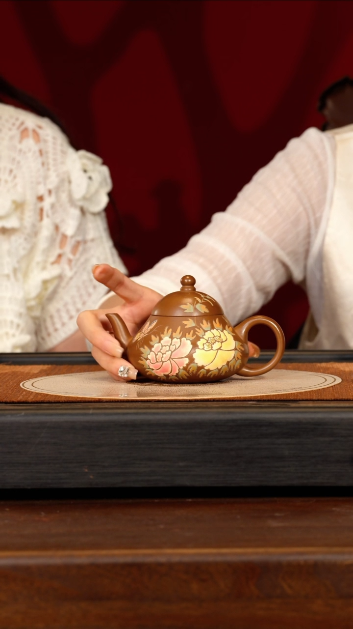 茶壶紫砂宜兴紫砂XL 文人段 梨形 200cc