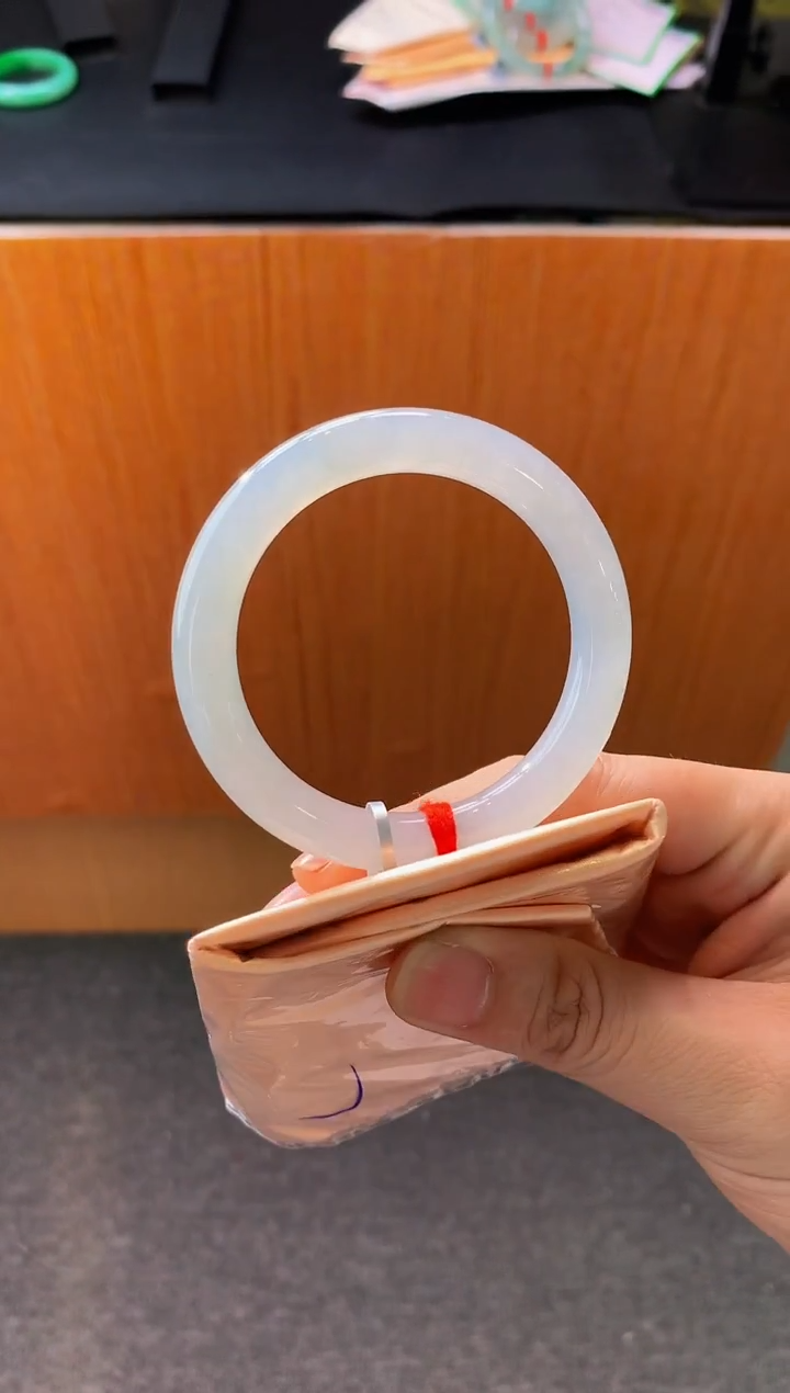 未镶嵌手镯翡翠-Q425 圈口 54.1