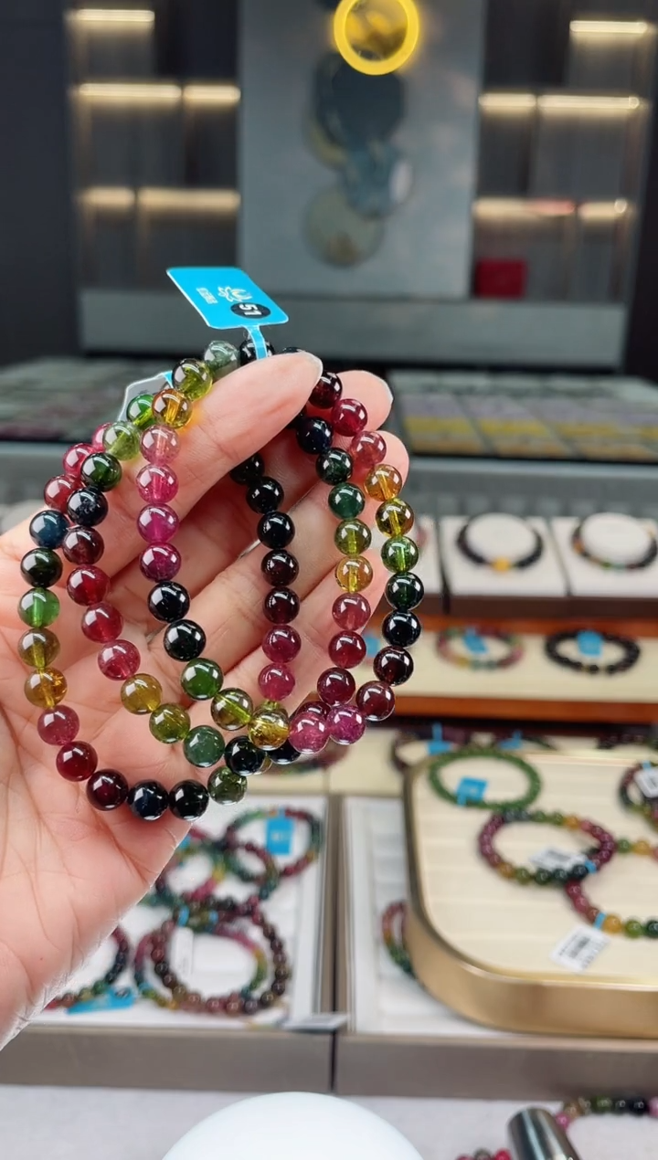 【闪购商品】碧玺单圈手串未镶嵌（多样性发一条）Q