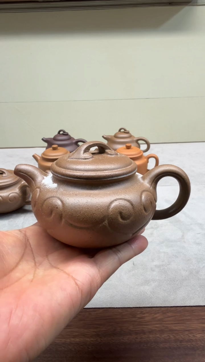 茶壶紫砂阿*好青段半手微瑕如意仿古