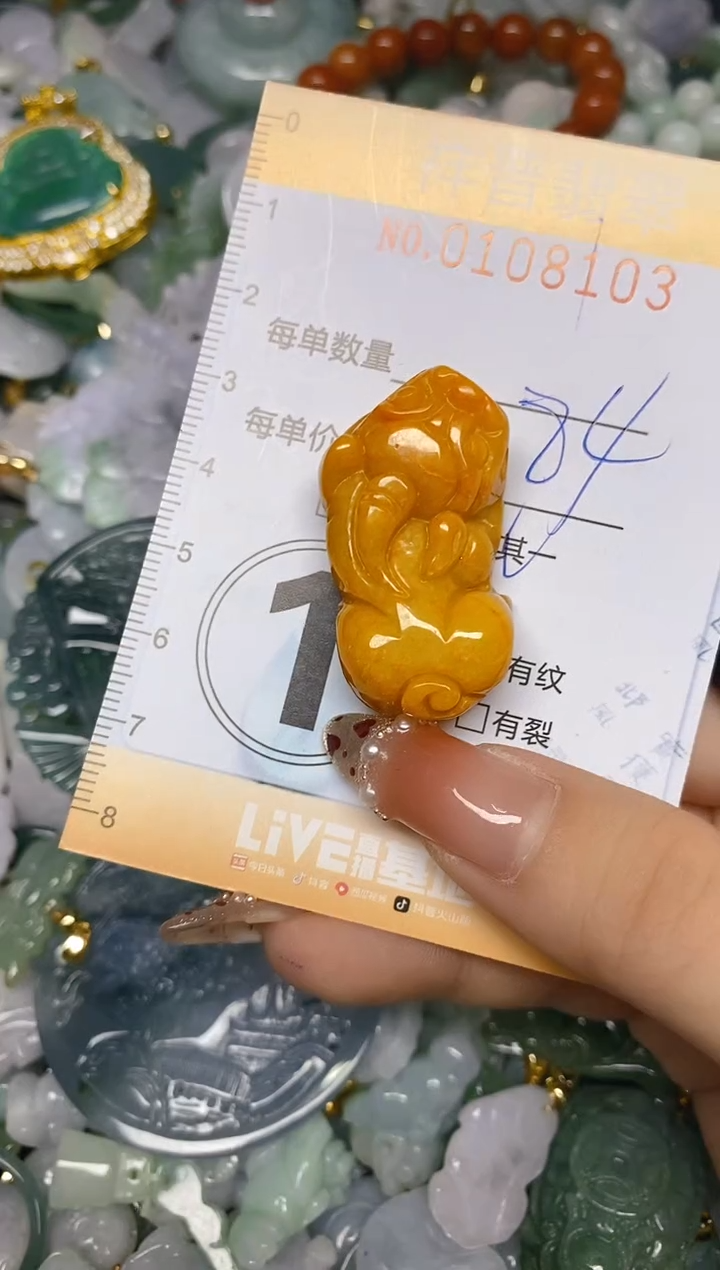 【闪购商品】翡翠颈饰未镶嵌闪购0108103多样性发其一