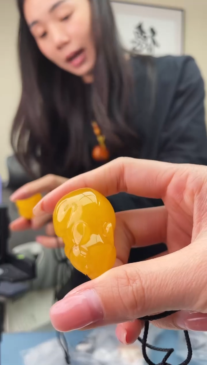 琥珀未镶嵌珠宝奇石T016微瑕假一罚十多样性发其一