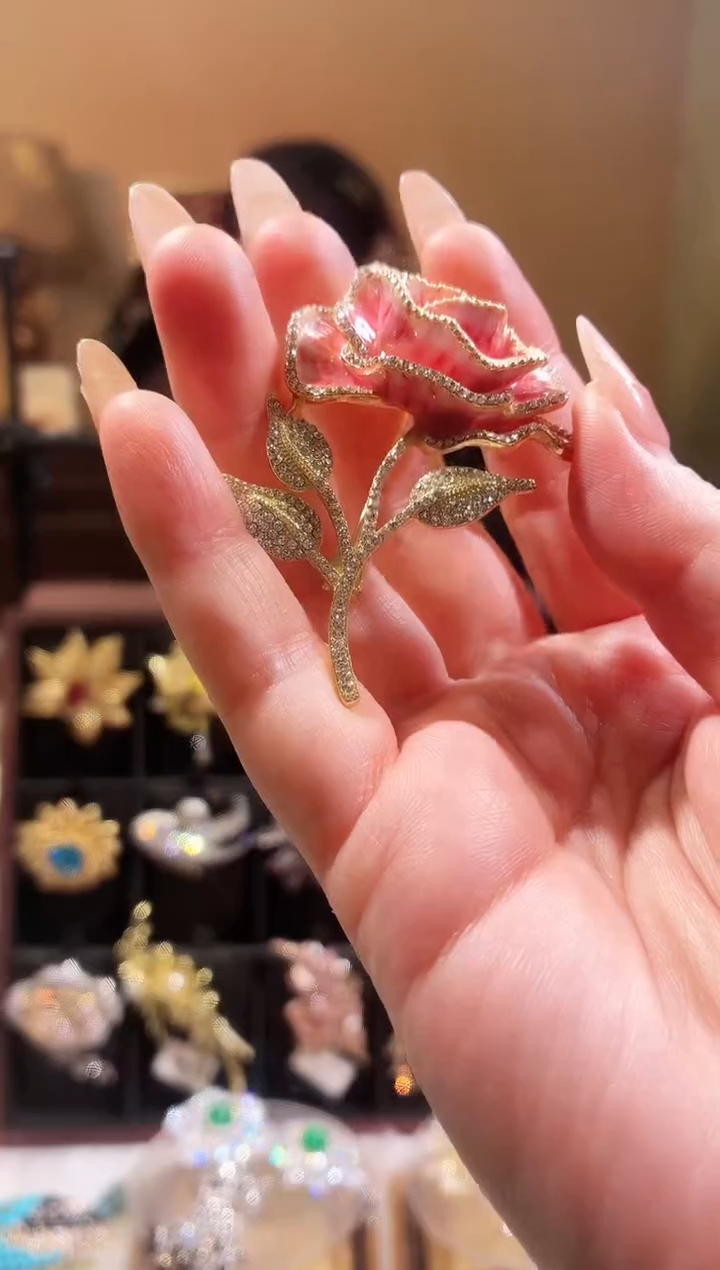 合成立方氧化锆铜合金粉玫瑰