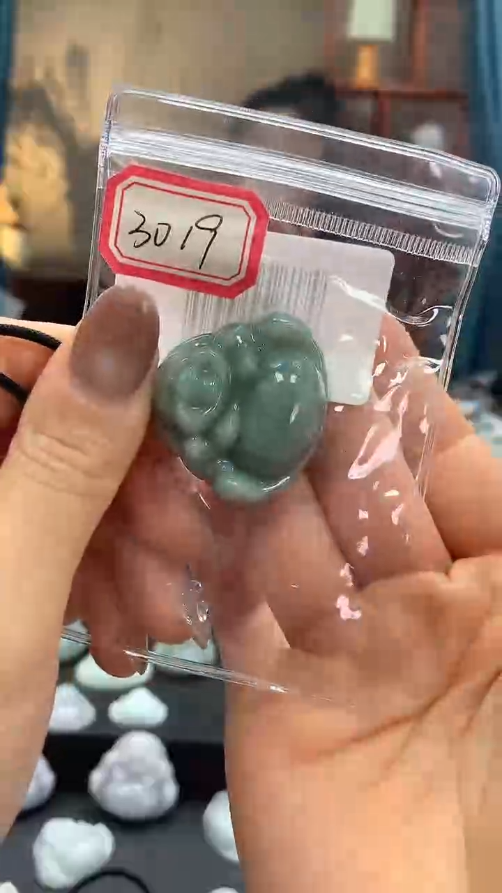 颈饰未镶嵌翡翠佛公3019