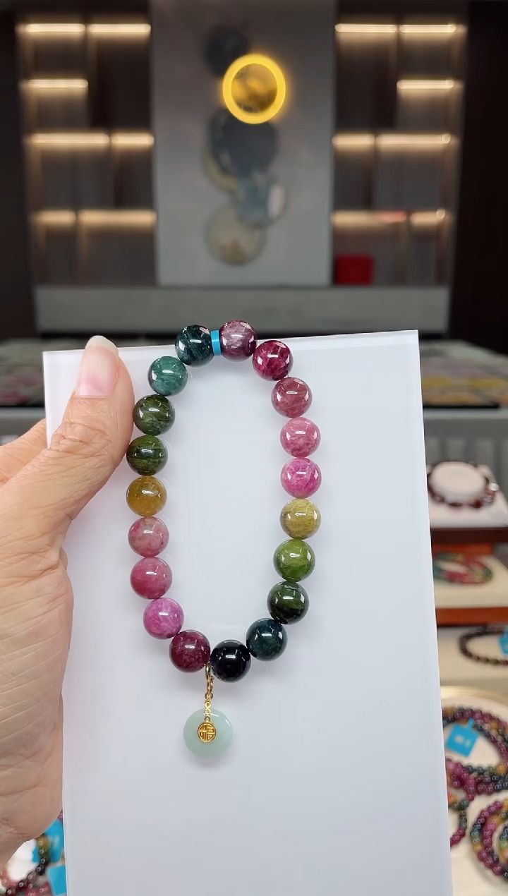 【闪购商品】碧玺单圈手串未镶嵌（多样性发一条）Q