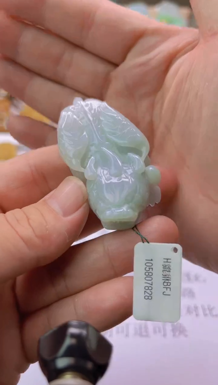 翡翠未镶嵌颈饰天然翡翠