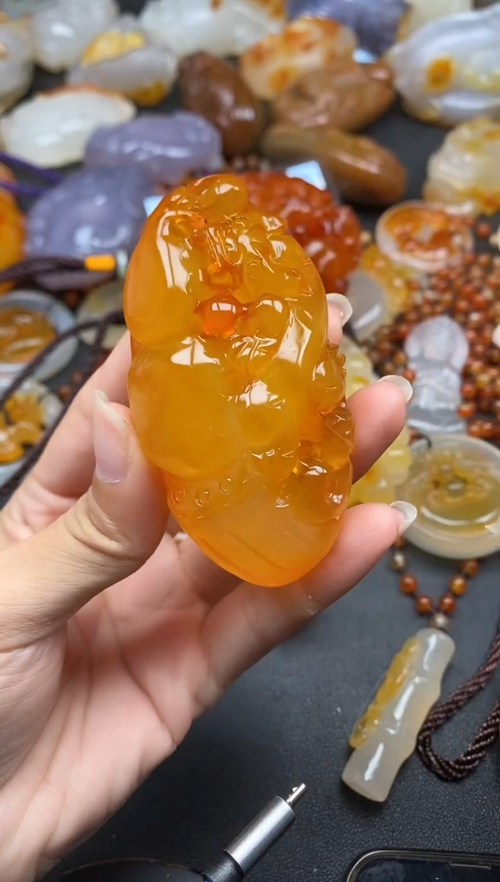 未镶嵌1玛瑙/玉髓丁*花ll