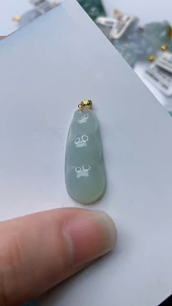 【闪购商品】翡翠颈饰18K金镶嵌26..........