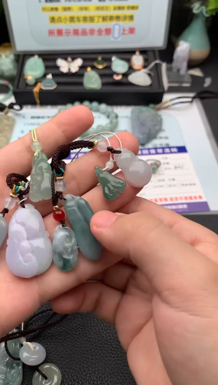 【闪购商品】翡翠颈饰未镶嵌吊坠