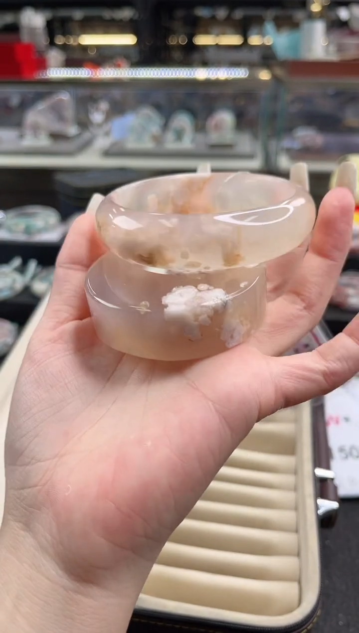 未镶嵌手镯石英质玉65圈口 （赠品镯心）3885243