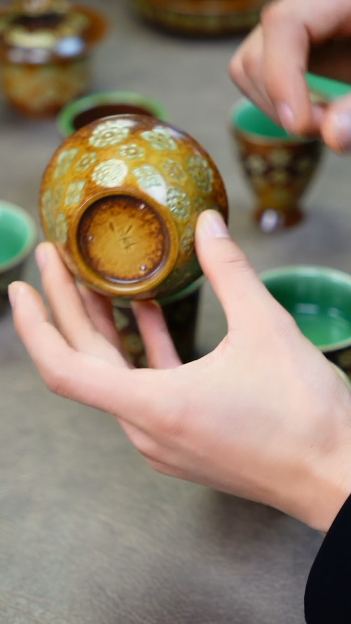 【闪购商品】置钉龙泉窑手工茶器包邮