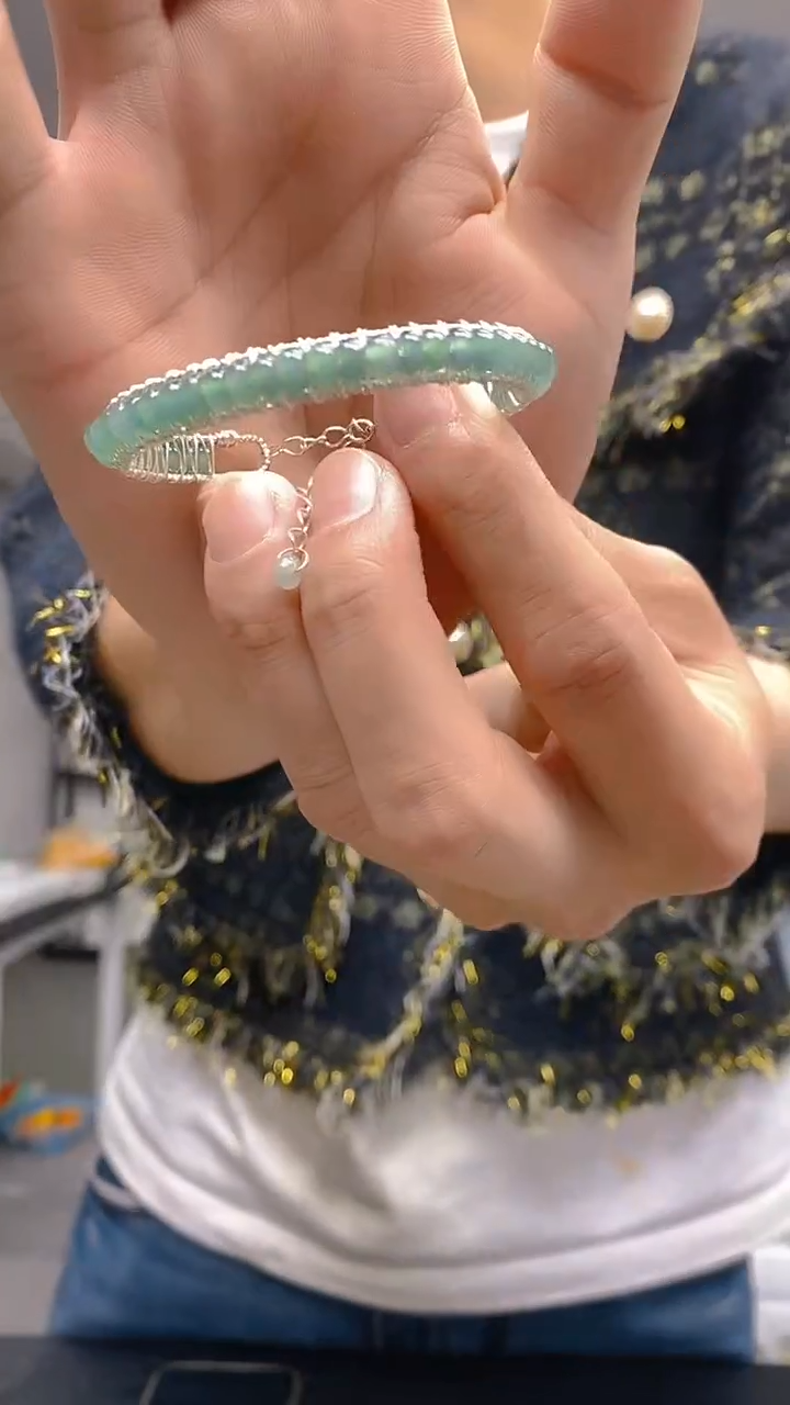 【闪购商品】翡翠耳饰合金285翡翠手镯