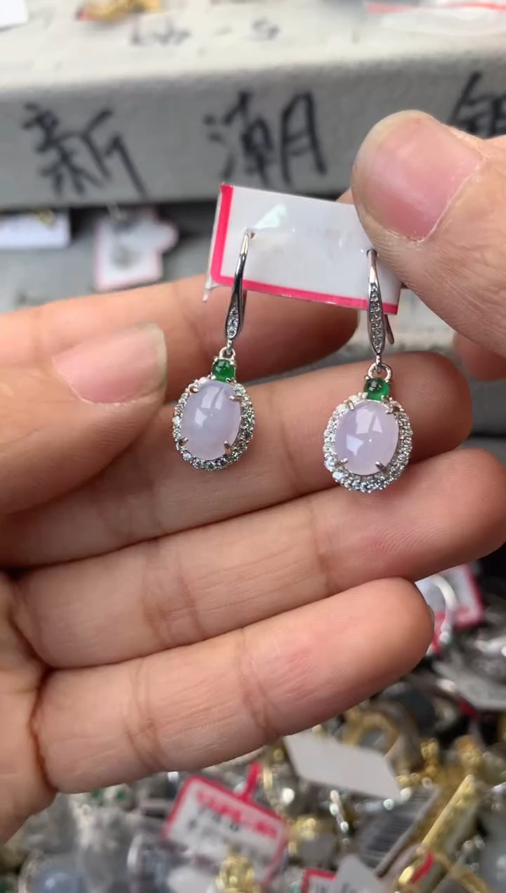 银S925镶嵌戒指翡翠999                5