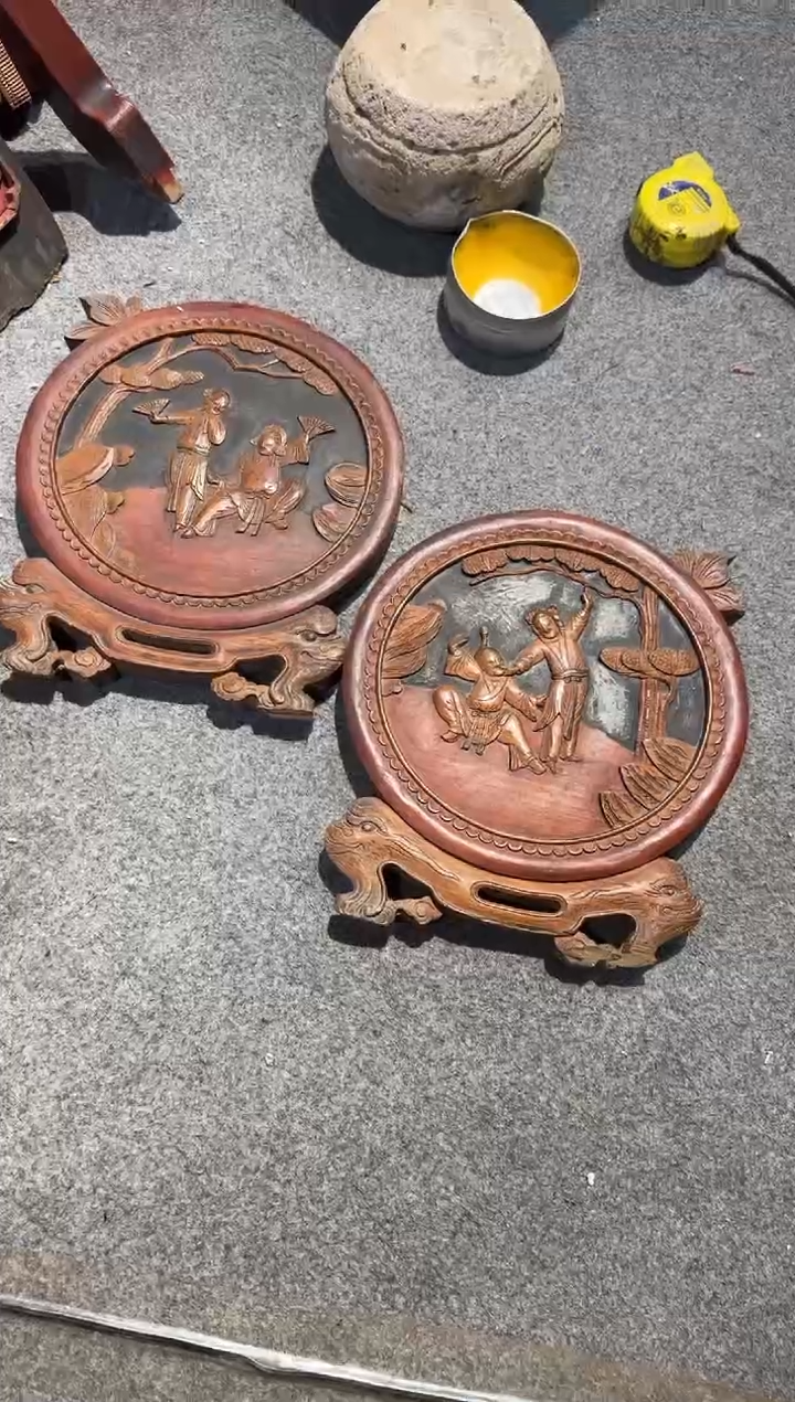 香榧木西**牛老木雕老物件
