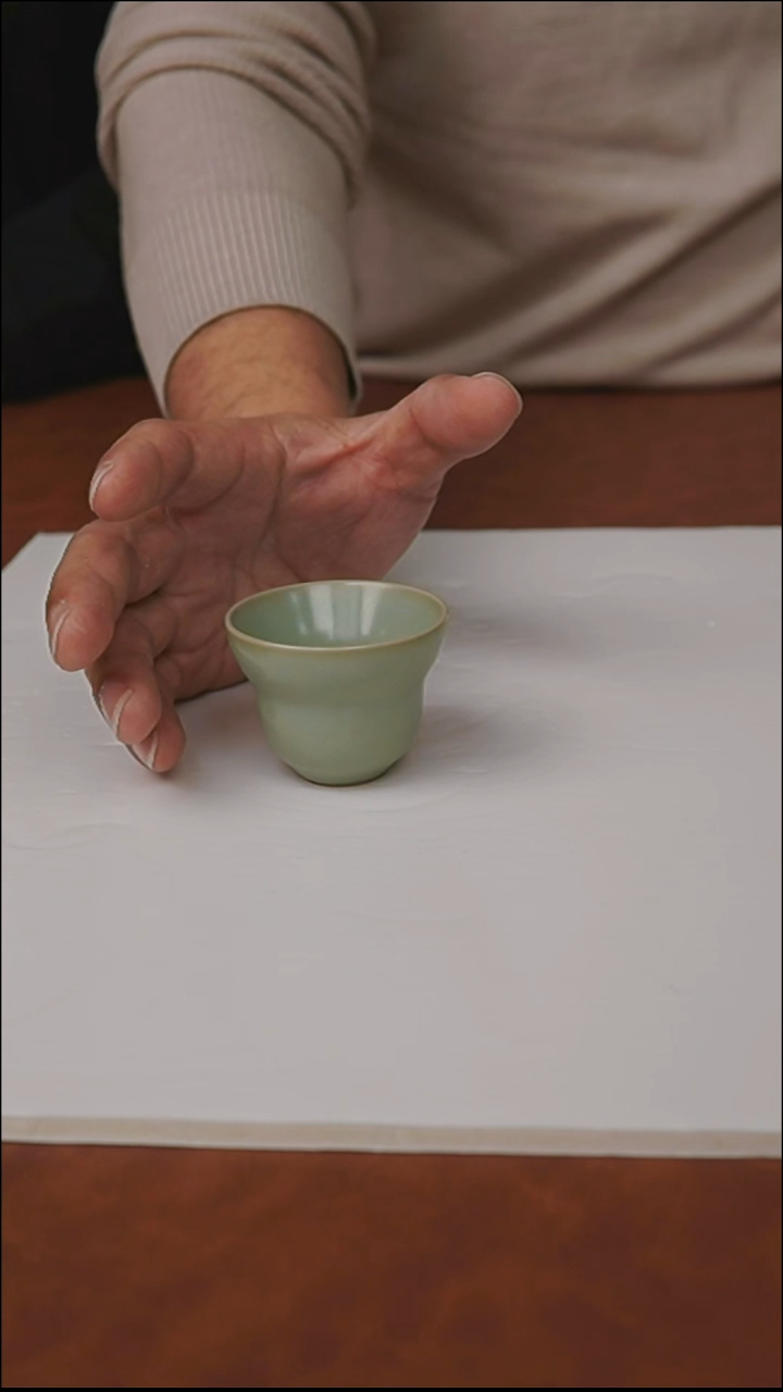 杯子瓷富山严选汝瓷，