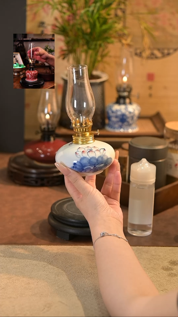 景德镇陶瓷香薰灯摆件