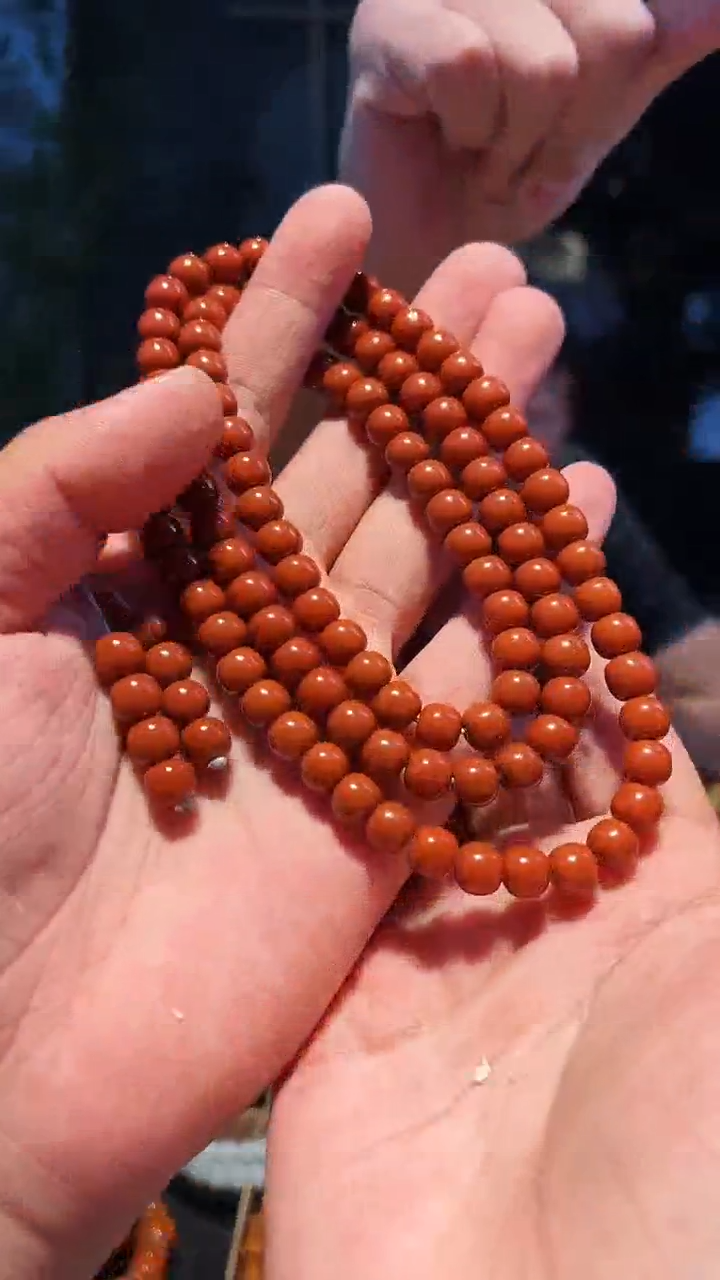 【闪购商品】南红玛瑙手串未镶嵌8+108多圈
