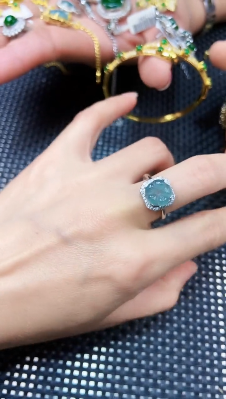 【闪购商品】翡翠戒指未镶嵌111111111