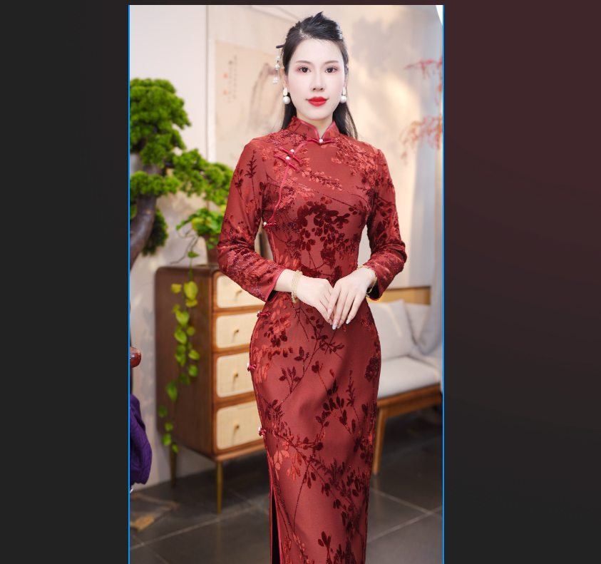 棉一  喜妈妈喜婆婆2025新款旗袍气质日常优雅秋冬复古