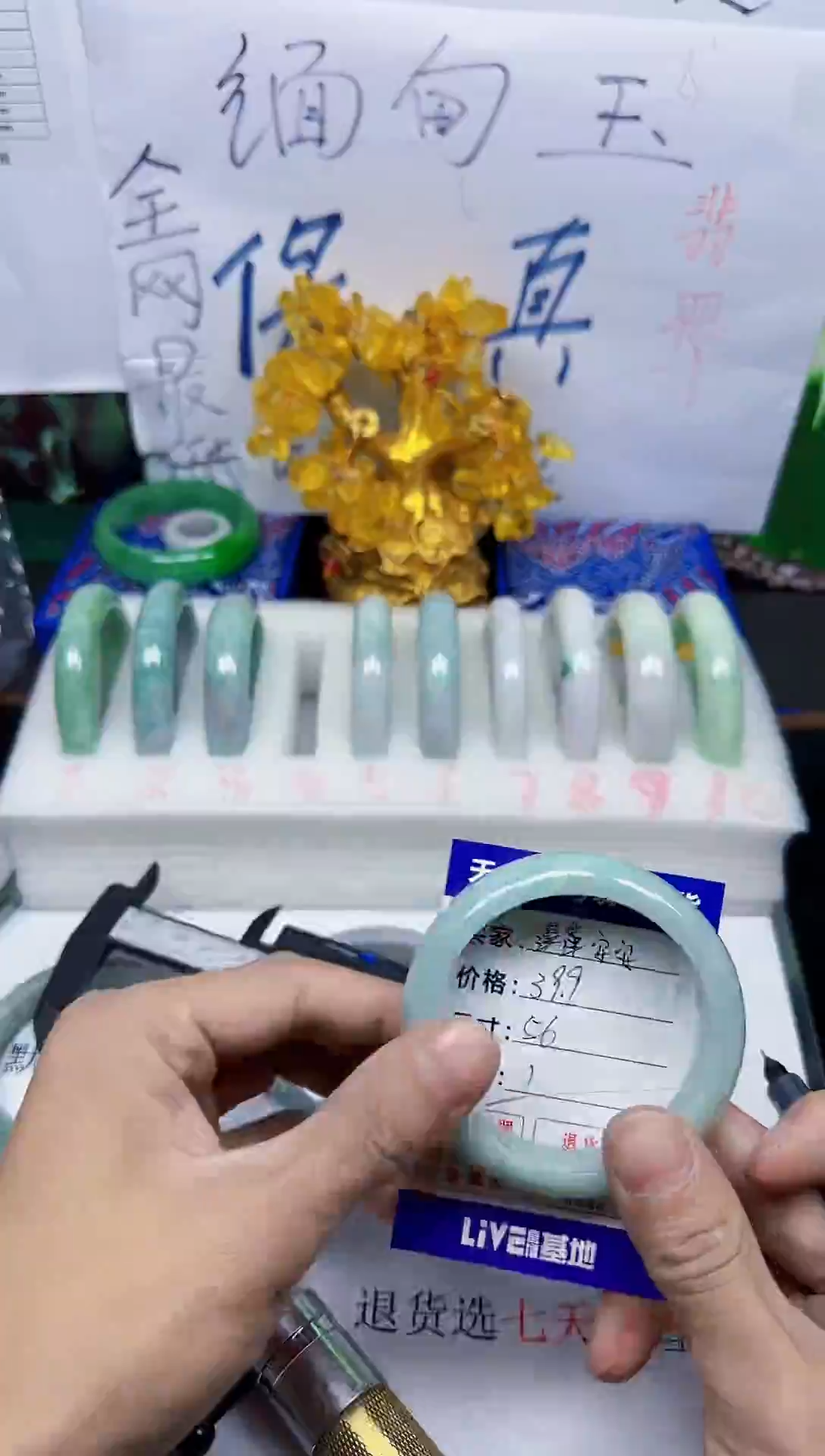 未镶嵌手镯翡翠萍**安1