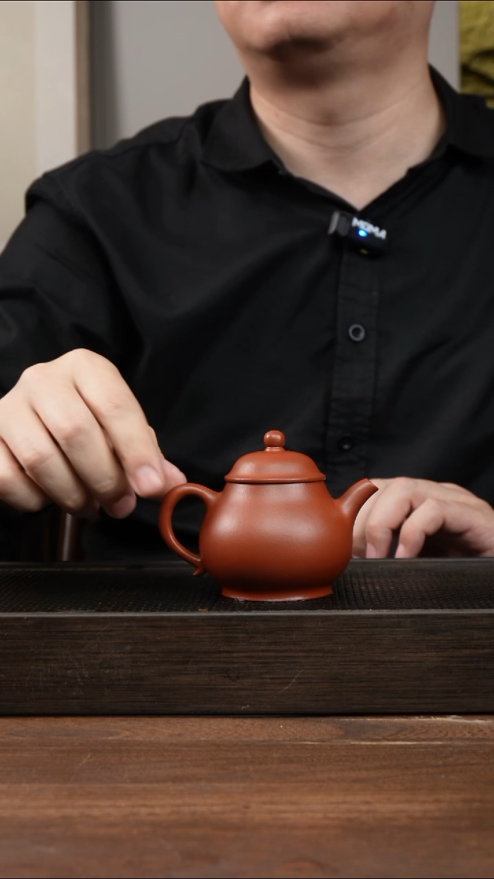 茶杯紫砂朱泥潘壶    170CC  