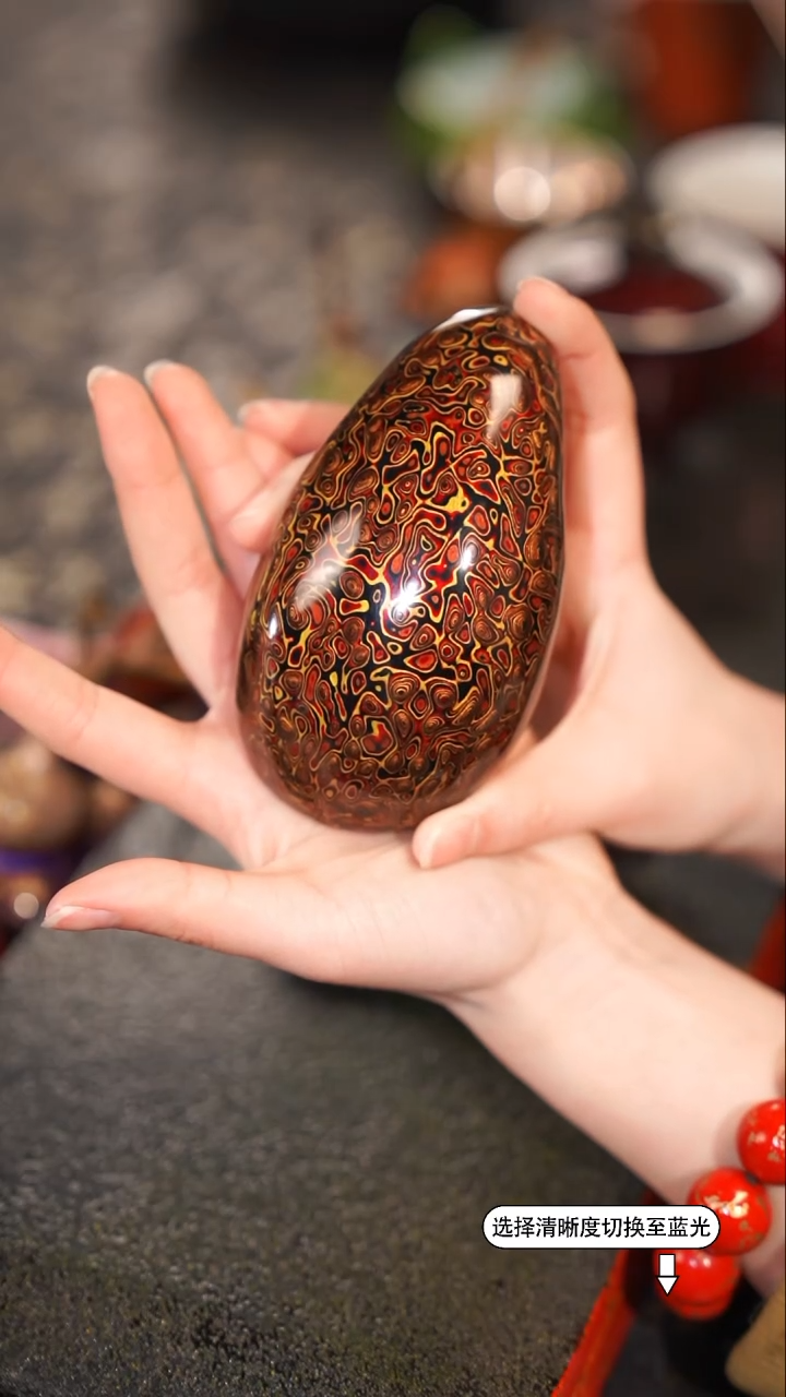 【闪购商品】非遗漆器 百层漆黑金茶则