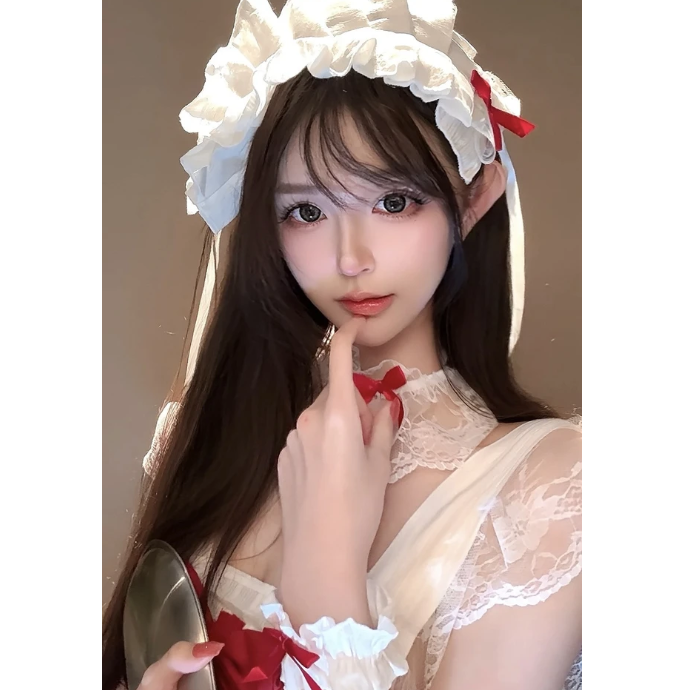 “法式少女”新年跨年战袍手作款睡裙显瘦女洛丽塔日系甜美纯欲薄款