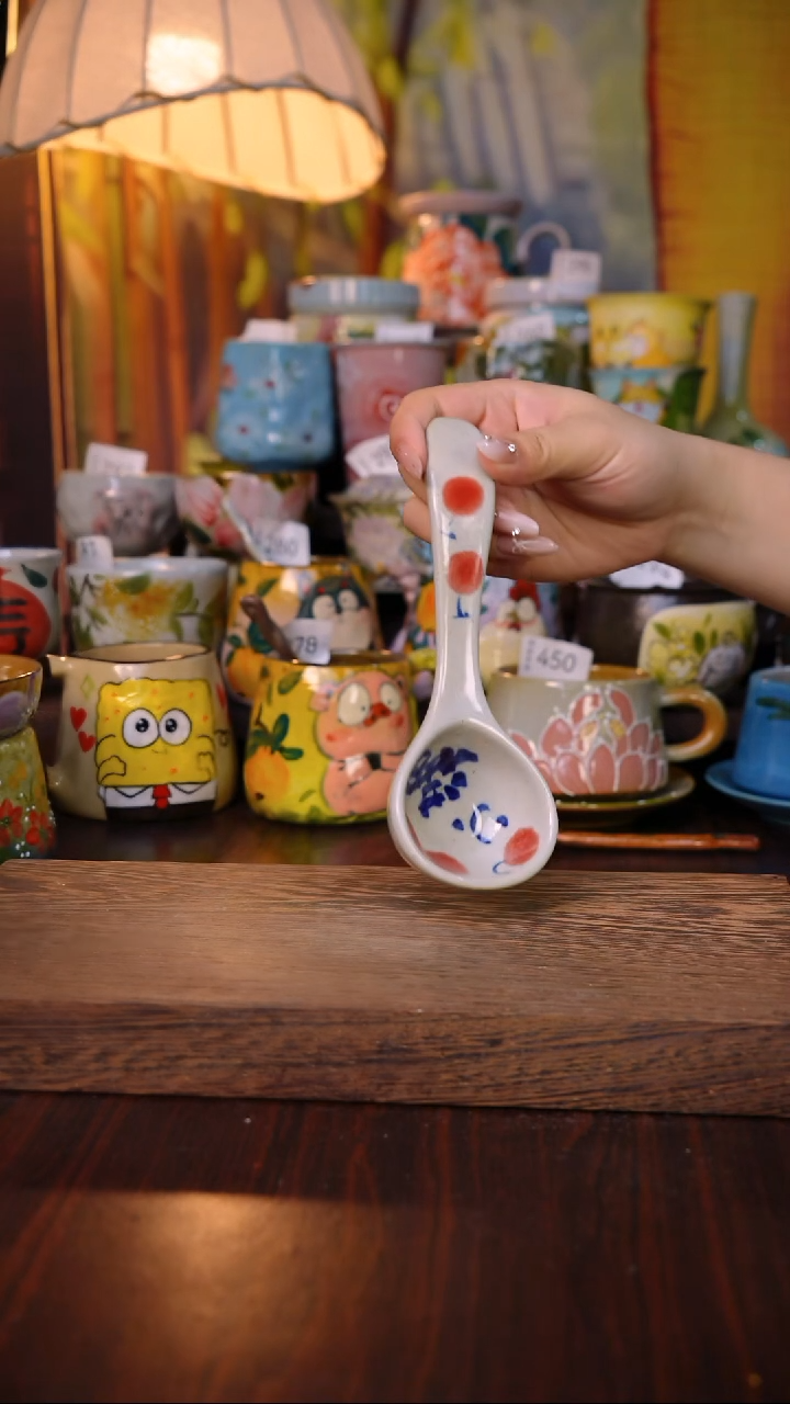 摆件泥垚手作 景德镇手工手绘陶瓷器物