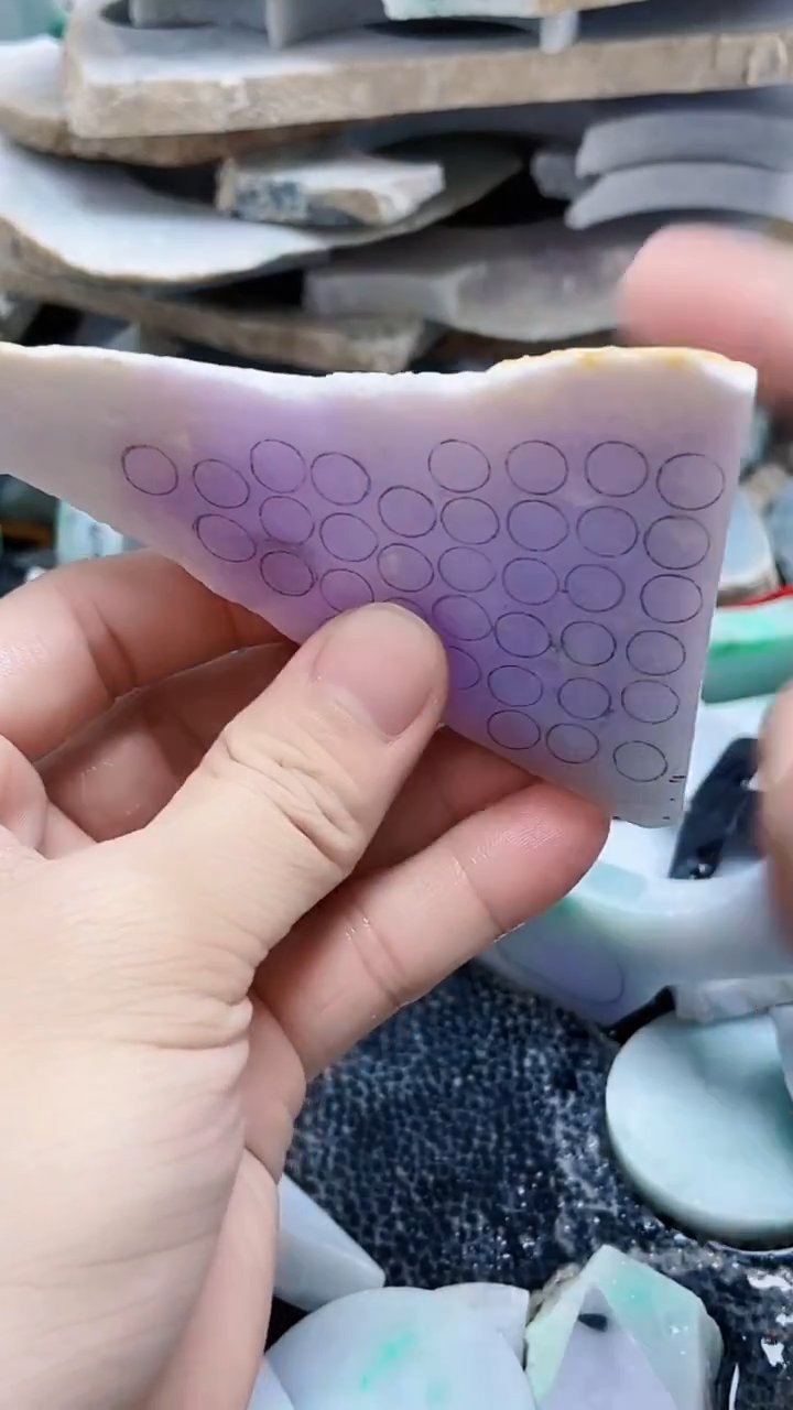 裸石翡翠天然A货翡翠板料