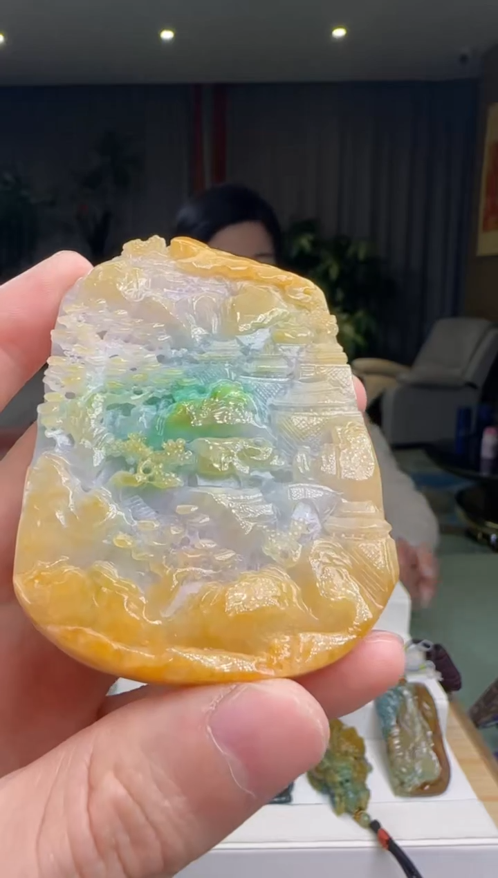 【闪购商品】翡翠颈饰未镶嵌DY@@960Q7J03137