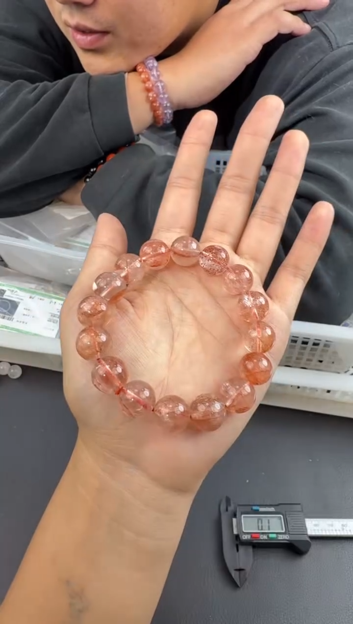 未镶嵌手串水晶胶花23