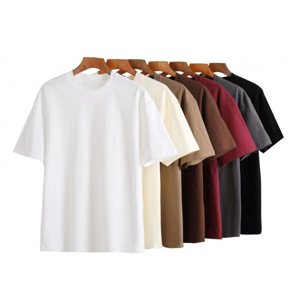 （501-560系列短袖T恤）2024夏季休闲圆领百搭t恤半袖宽松纯色打底