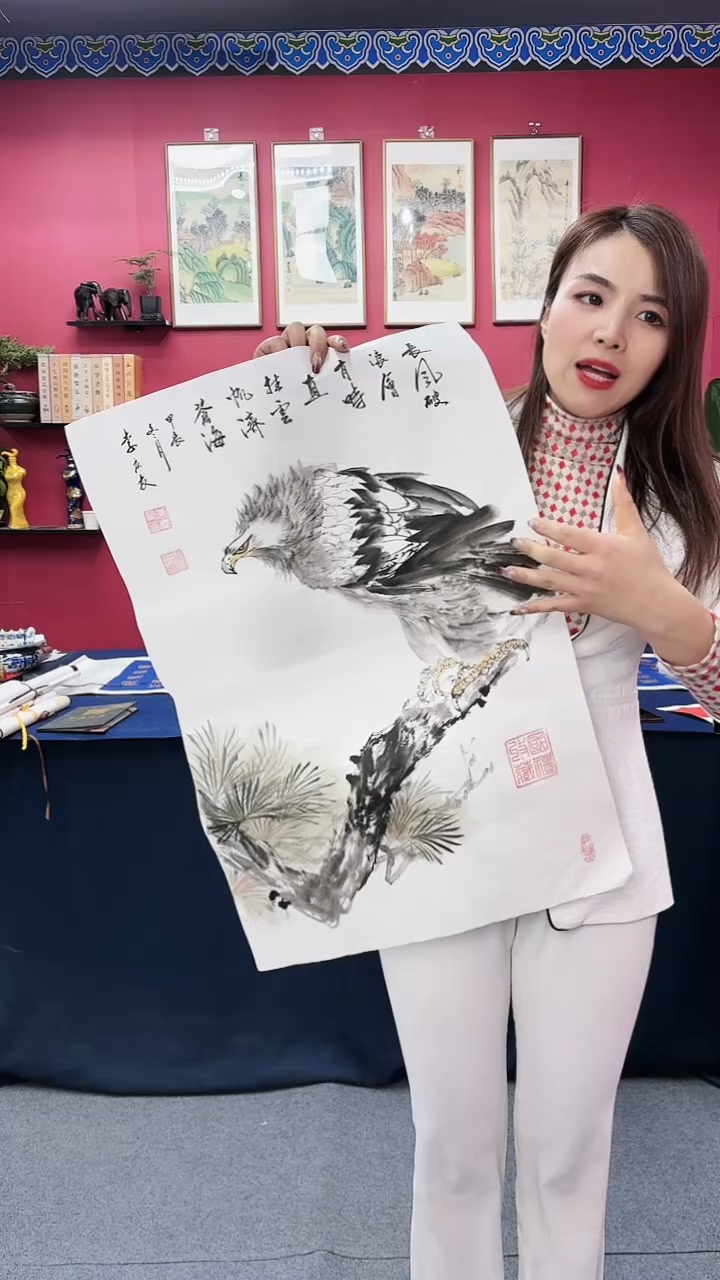 【闪购商品】书法鹰画李老师1111111111