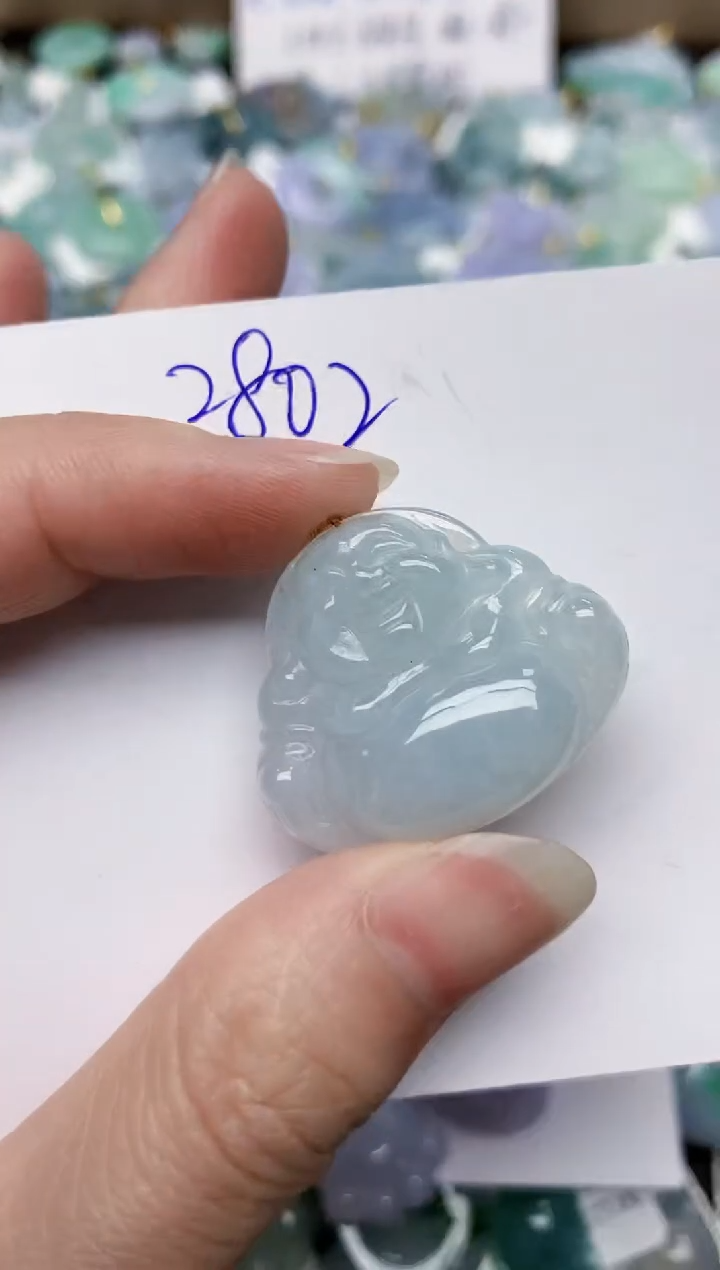 颈饰未镶嵌翡翠天然缅甸A货翡翠百元以上9元证书费自理