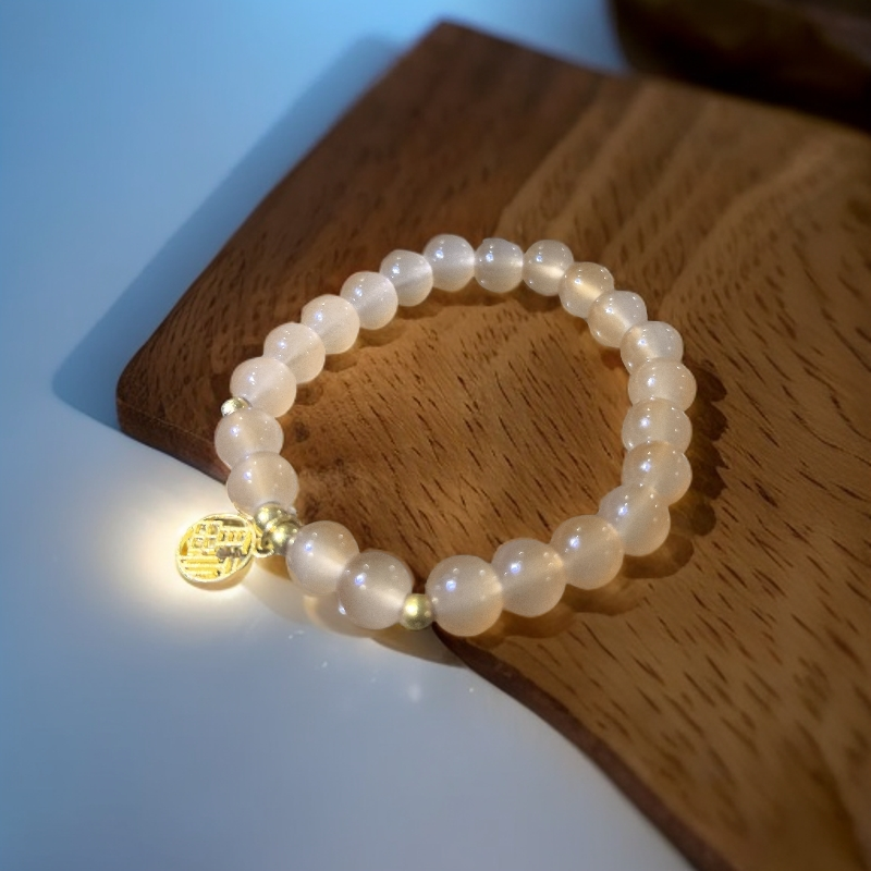 K04    女气质百搭小众设计夏季冰凉学手链