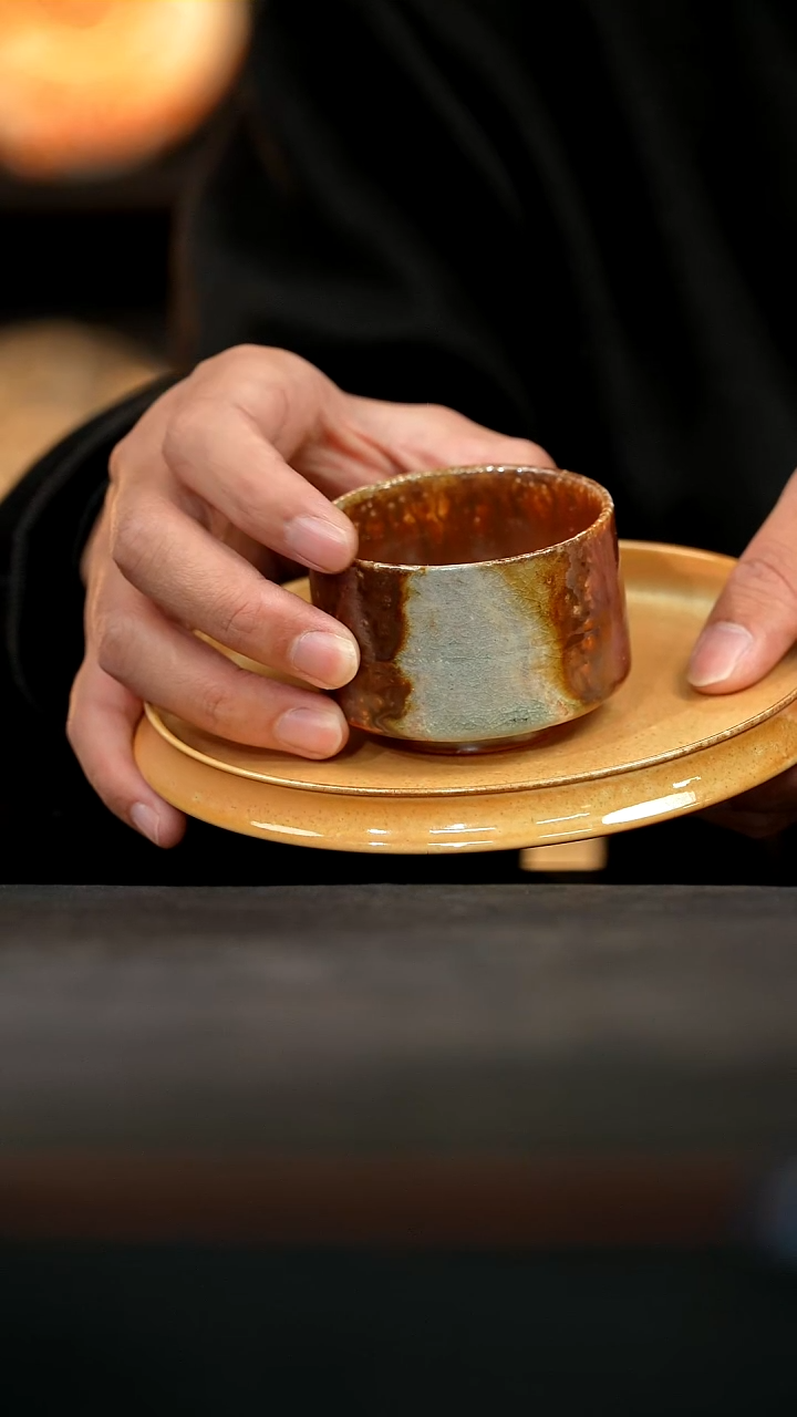 D****o厚山柴烧壶承杯子套组