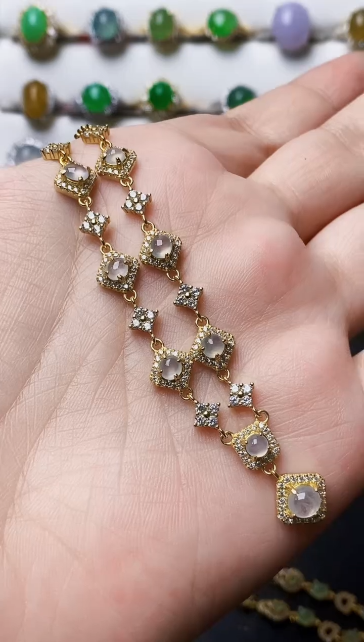 银S925镶嵌戒指翡翠0605