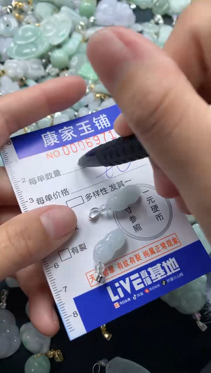 颈饰未镶嵌翡翠6971