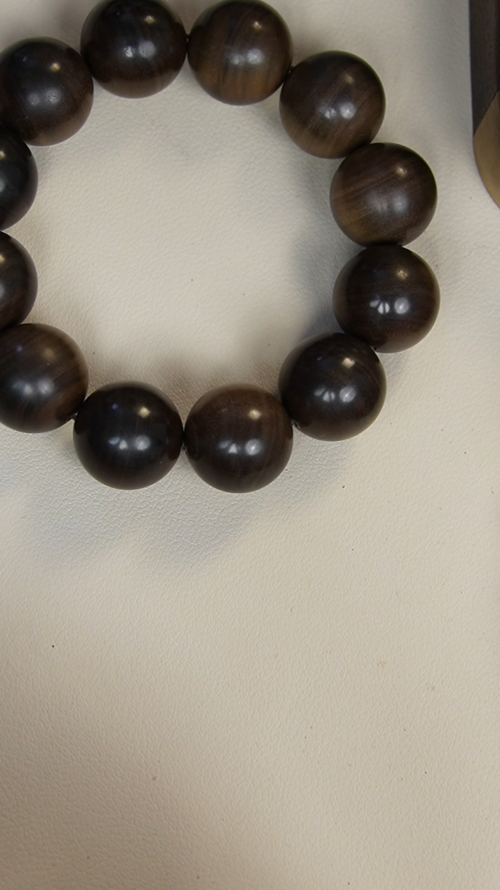 【闪购商品】檀香木手串/手链阴沉老山檀香2.0圆珠单圈沉水